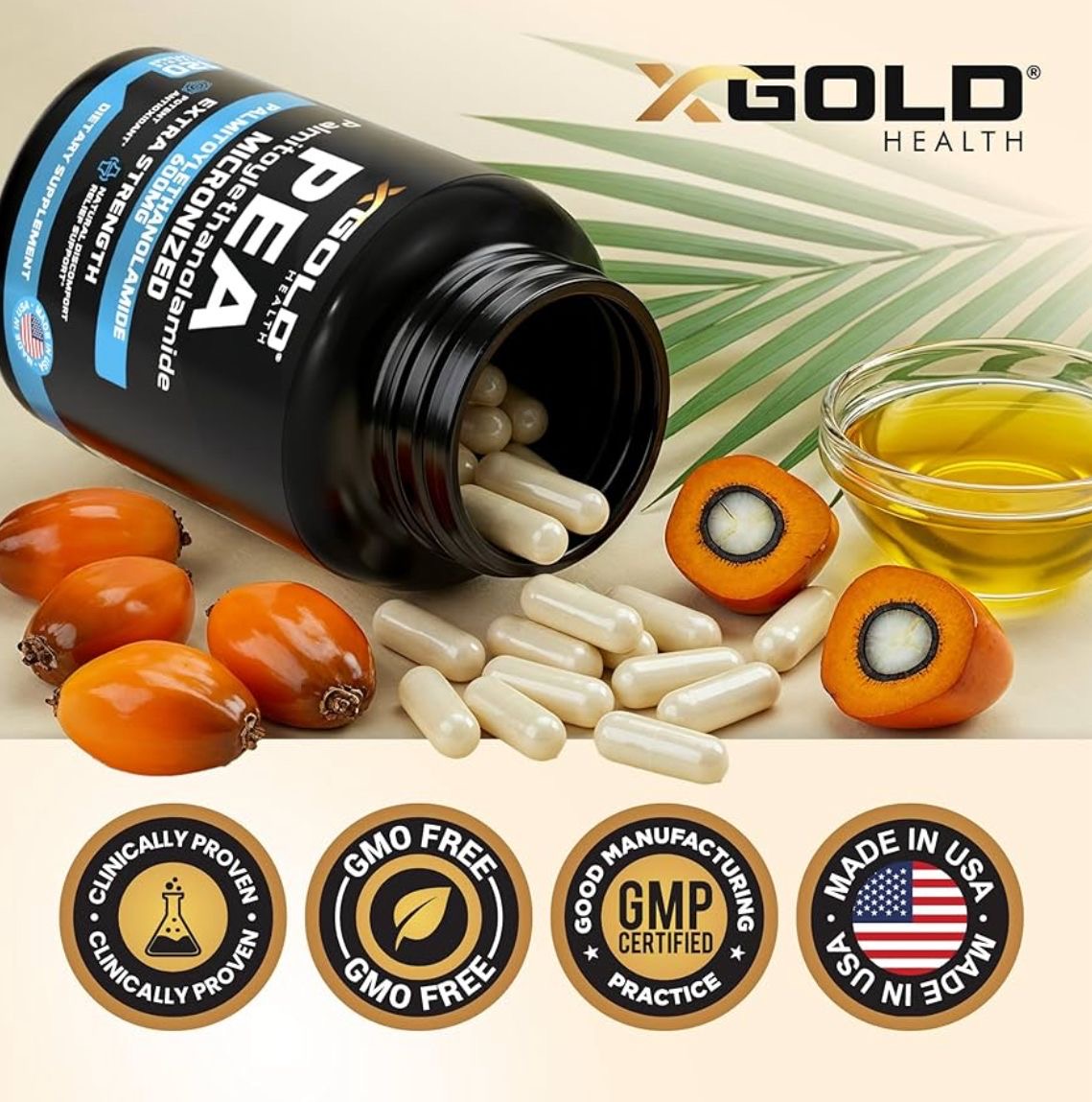 XGold Heatlh - PEA Micronized 600 mg
