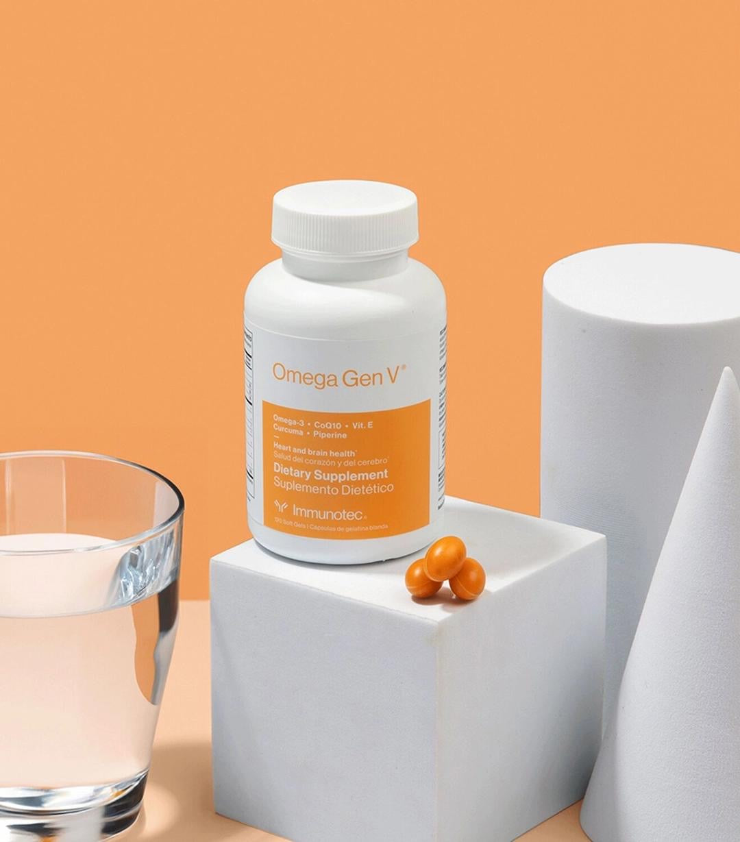 Omega Gen V (Inmunotec) - Omega 3 Premium ALta Pureza - Suplemento Dietario