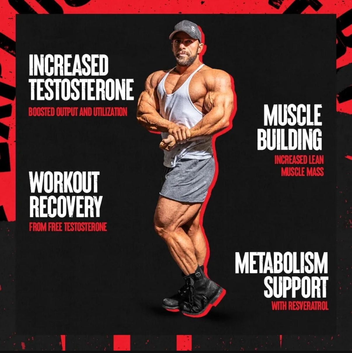 Animal Advanced Test - Testosterona Natural y Rendimiento Extremo - Suplemento Dietario