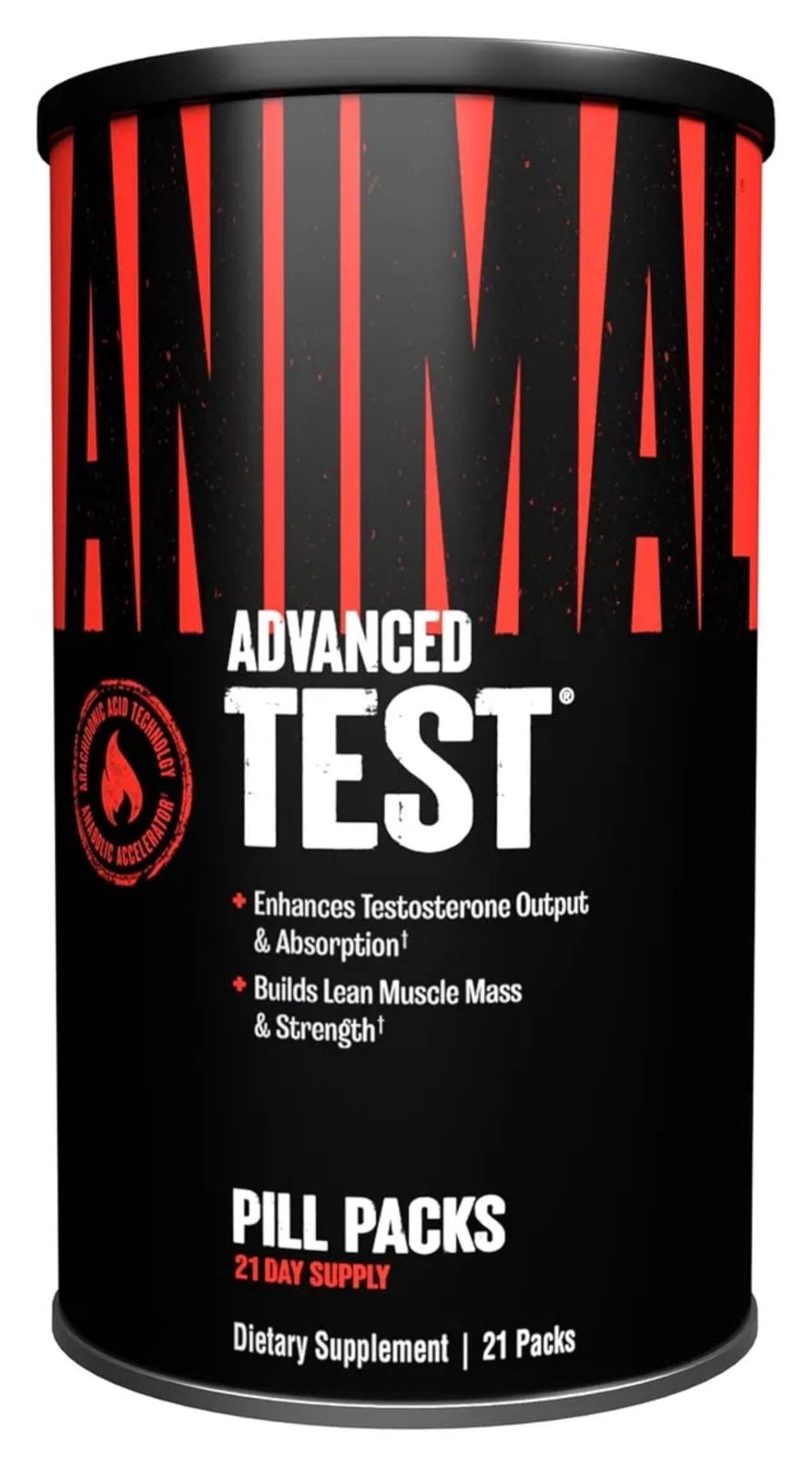 Animal Advanced Test - Testosterona Natural y Rendimiento Extremo - Suplemento Dietario