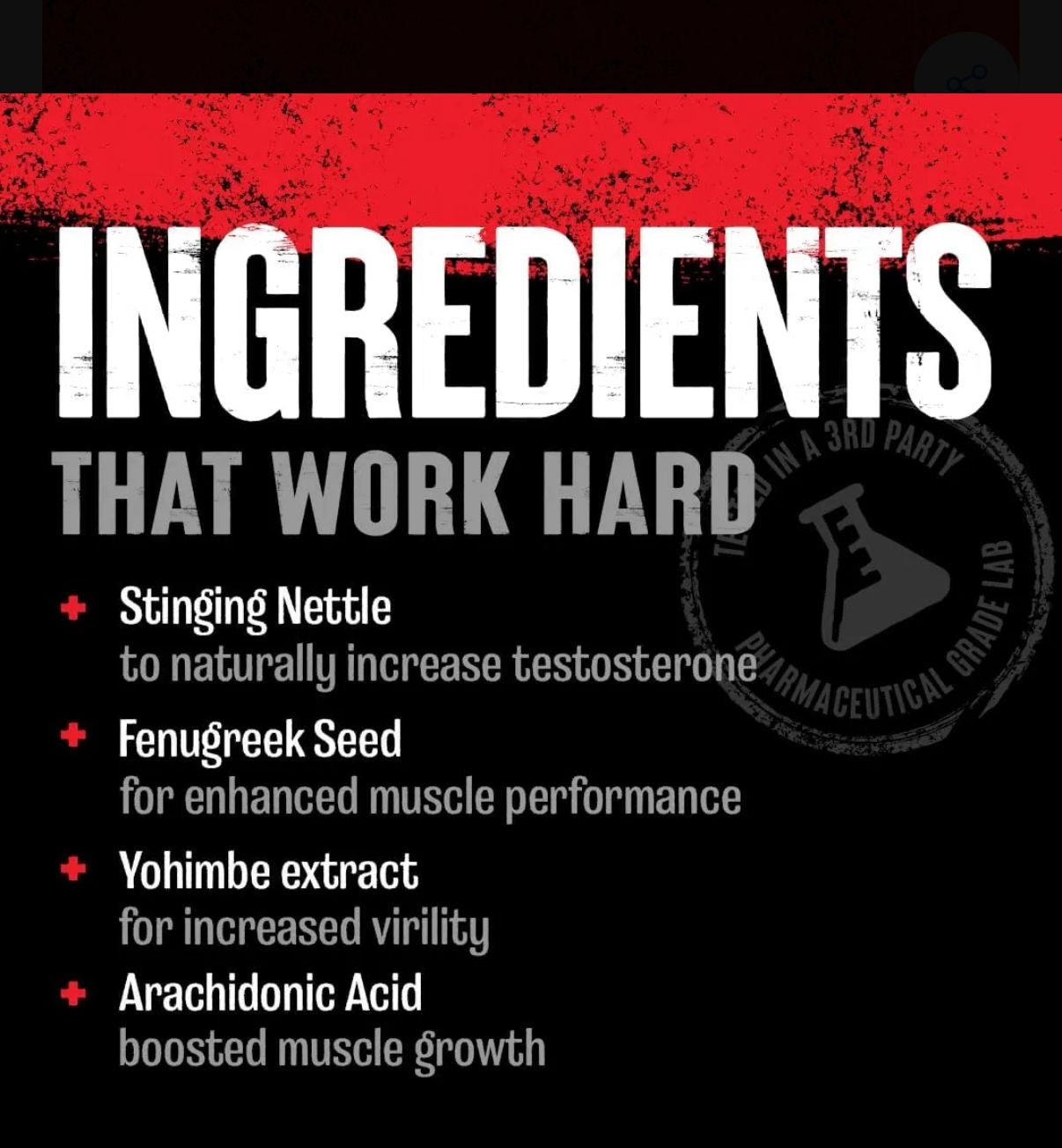 Animal Advanced Test - Testosterona Natural y Rendimiento Extremo - Suplemento Dietario