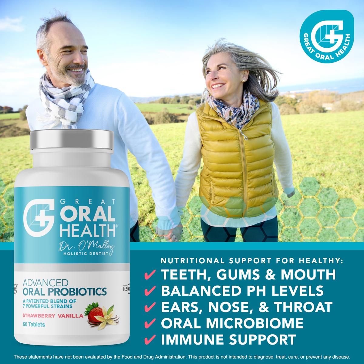 Great Oral Health - Probiótico oral masticable