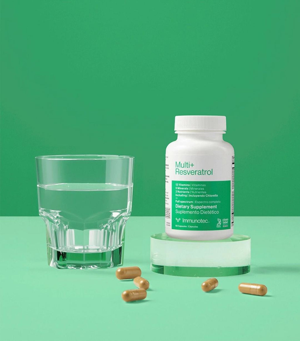 Multi+Resveratrol (Inmunotec) - Antioxidante y Vitalidad Celular- Suplemento Dietario