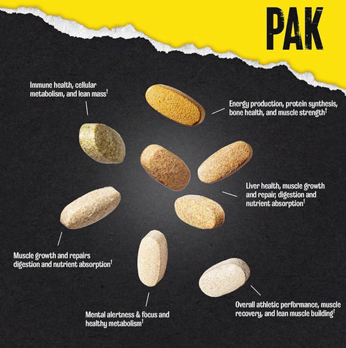 Animal Pak Ultimate Foundation - 44 packs - Multivitamínico Deportivo Completo