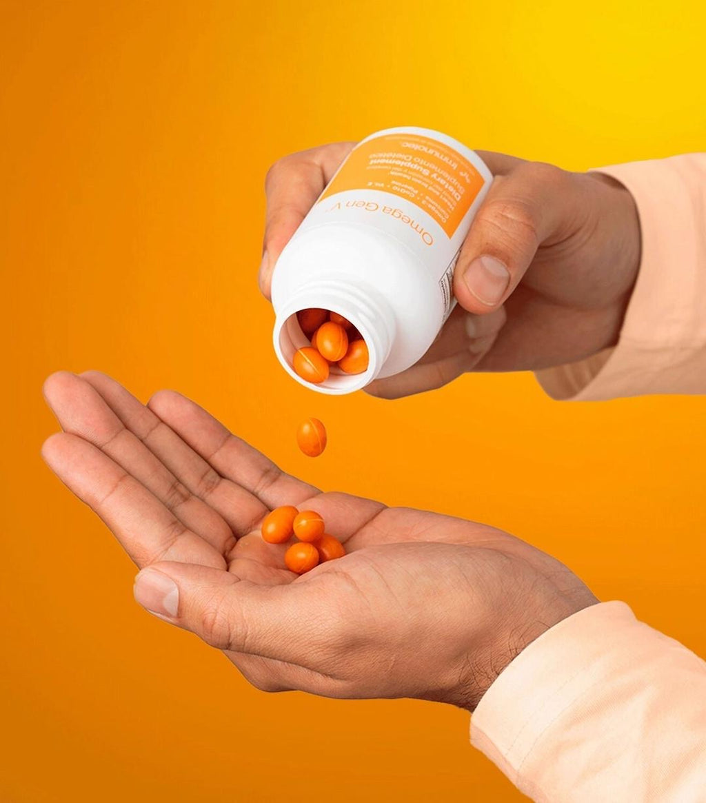 Omega Gen V (Inmunotec) - Omega 3 Premium ALta Pureza - Suplemento Dietario