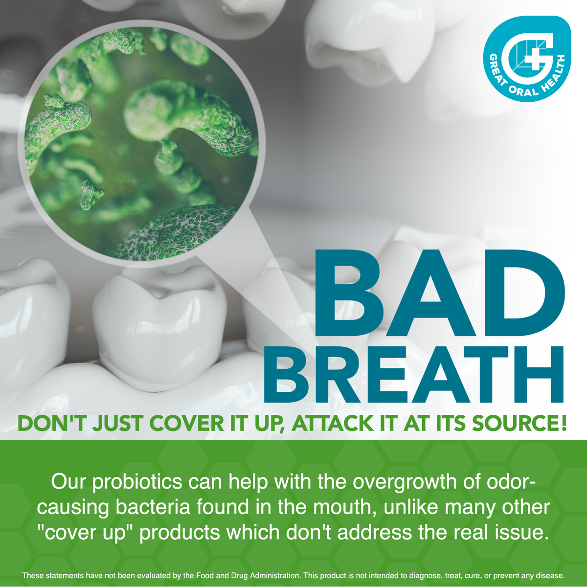 Great Oral Health - Probiótico oral masticable