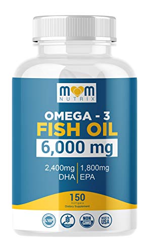 Omega 3 MOM NUTRIX Fish Oil 6000mg - 150 cápsulas
