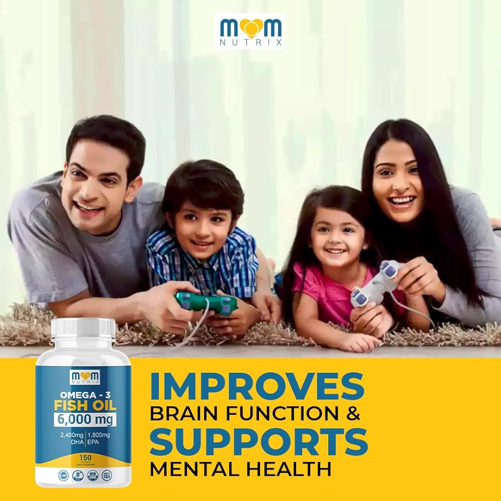 Omega 3 MOM NUTRIX Fish Oil 6000mg - 150 cápsulas