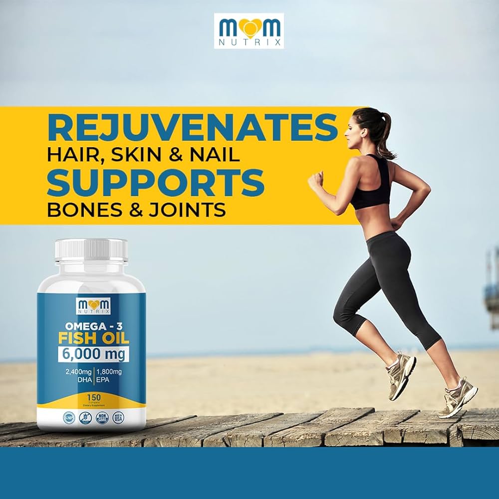 Omega 3 MOM NUTRIX Fish Oil 6000mg - 150 cápsulas
