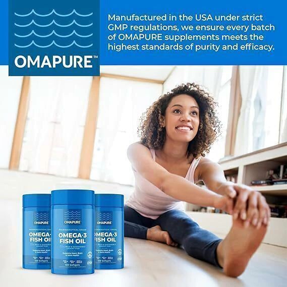Omapure Omega 3 Fish Oil (120