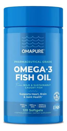 Omapure Omega 3 Fish Oil (120