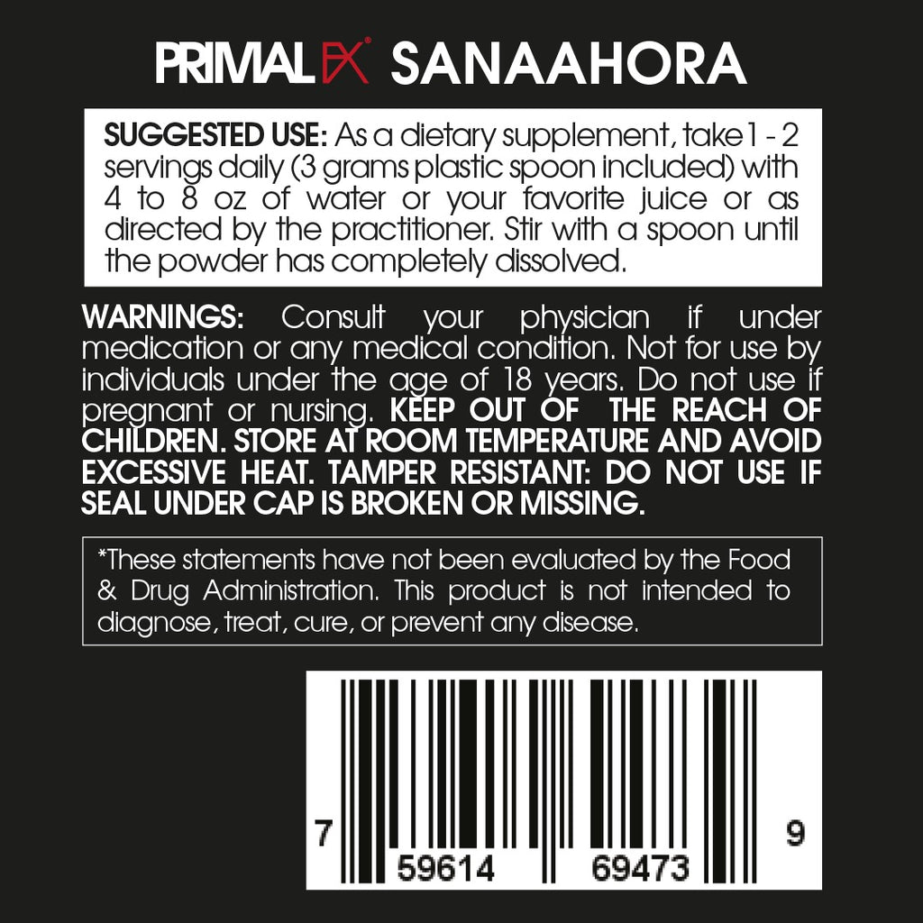 PRIMAL FX - ORMUX (120gr / 40 servicios)